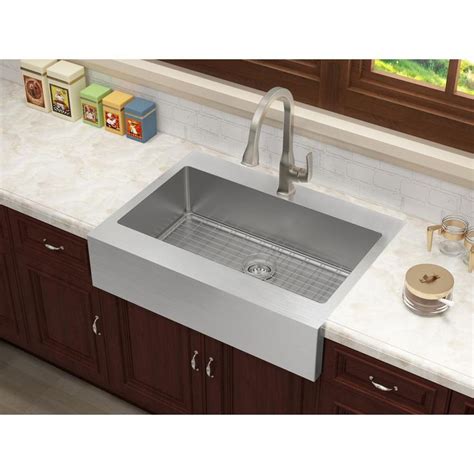 stainless steel apron sink that fits over existing cabinets|farmhouse apron sinks clearance.